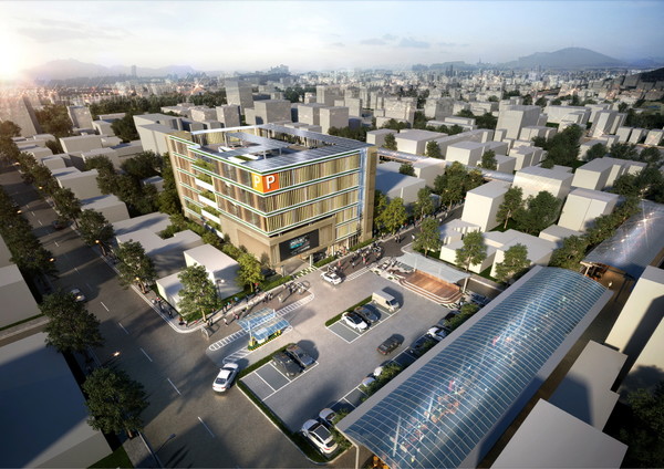 세종전통시장 주차타워 당선작으로 ‘세종차원’이 선정됐다. (사진=세종특별자치시)