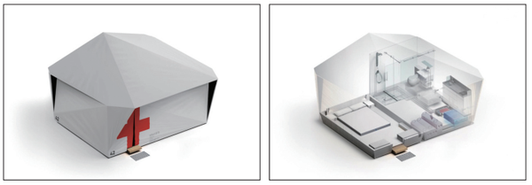 카메론 싱클레어(Cameron Sinclair)가 이끄는 기업인 쥬프 헬스(Jupe Health)가 개발한 모듈식 유닛 병실