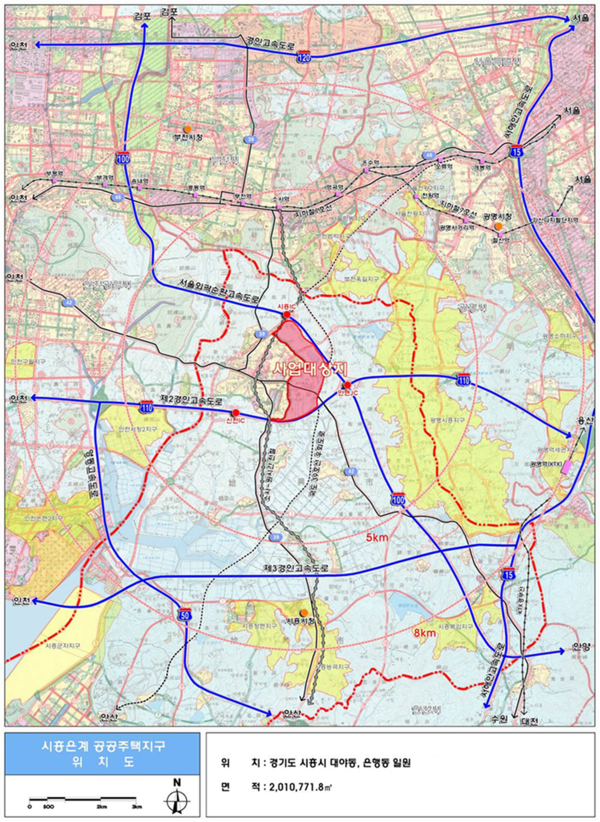 시흥은계지구 위치도