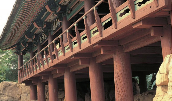 삼척 죽서루(보물 제213호, 덤벙주초)