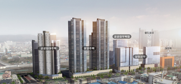 대전역 쪽방촌 공공주택사업 조감도(자료=국토교통부)