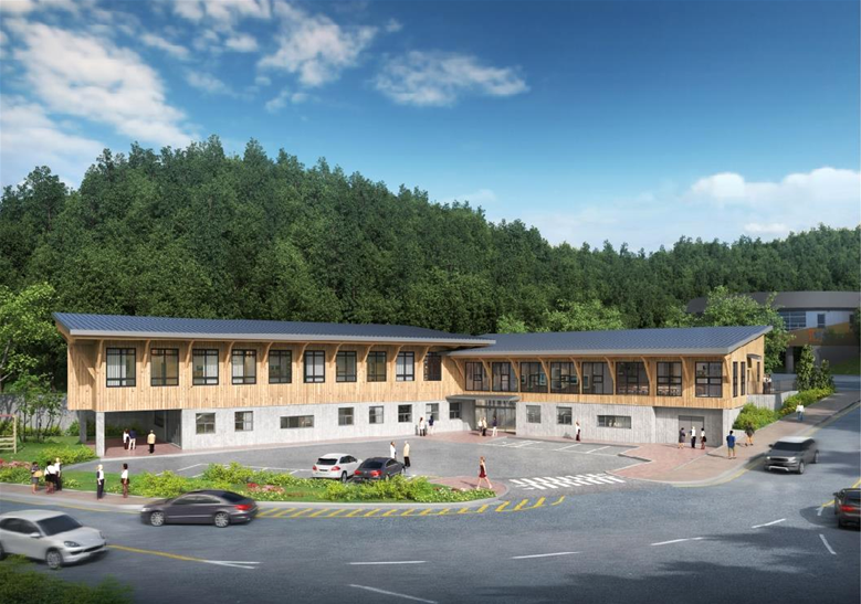 공공분야 목조건축 최우수상 진양호 우드랜드 조감도(사진=산림청)