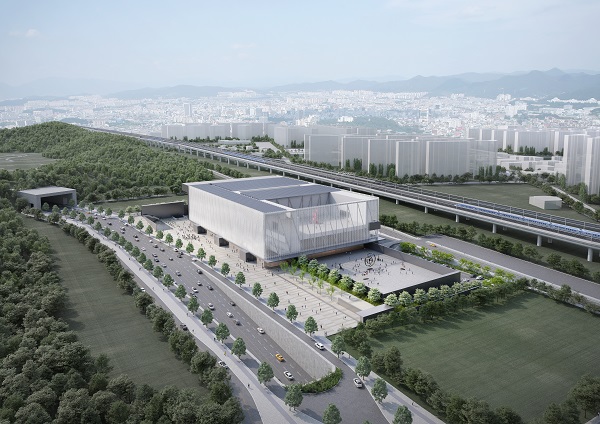 충남국제전시컨벤션센터 설계 당선작 조감도 (사진=충청남도)