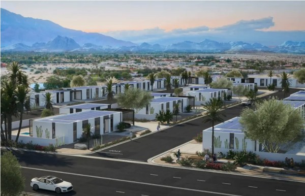남부 캘리포니아에 들어설 3D 프린팅 주택단지의 조감도(사진=Mighty Buildings)