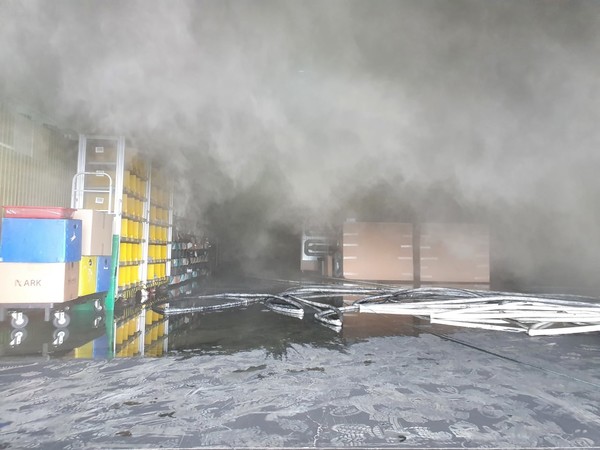 이천 쿠팡 물류센터 화재 현장(사진=경기도소방재난본부)