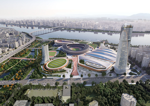 ‘서울 잠실 스포츠·MICE복합공간 조성사업’ 조감도(사진=디에이그룹엔지니어링종합건축사사무소) 