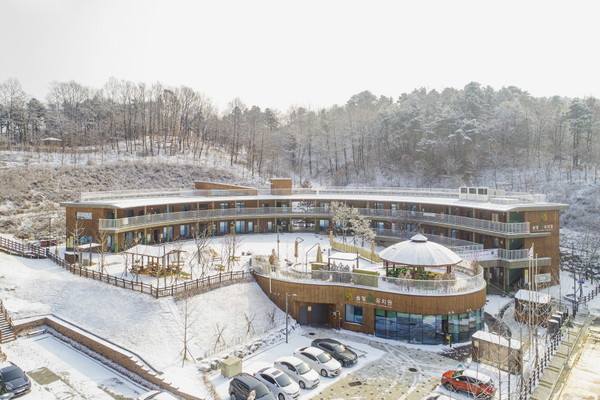 솔빛숲 유치원 정면투시도 (사진=SUP건축사사무소)