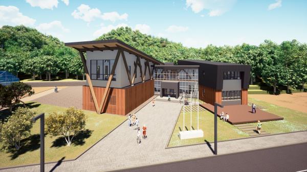 우수상을 수상한 철원 남북산림협력센터(강승희 건축사, 주. 노바건축사사무소)