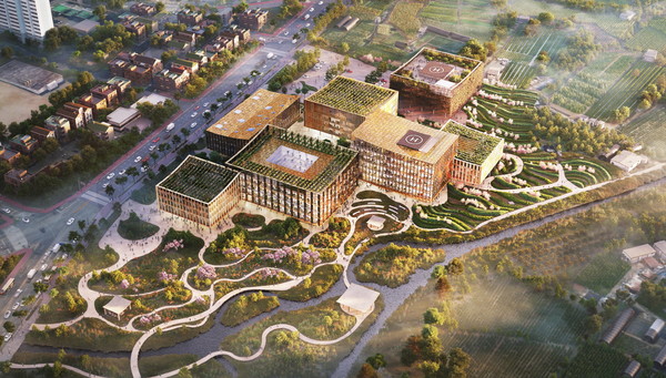 고양시 신청사 설계공모 당선작 조감도(사진=고양시)