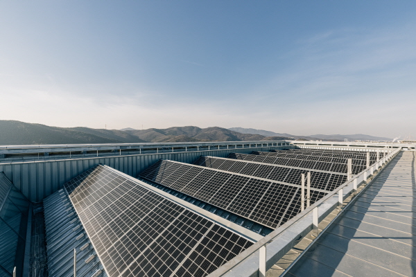 건물 옥상에 설치된 태양광 설비(사진=네이버)