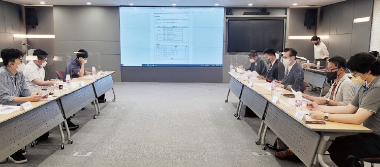 대한건축사협회가 조달청과 7월 14일 건축사회관에서 건축 설계공모 발전방향에 대해 논의하고 주요 안건을 건의했다.