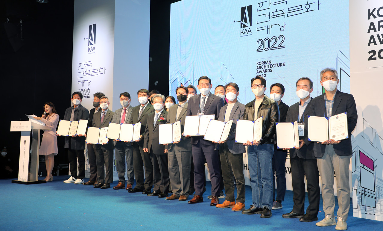 건축물 부문 국토부장관상 수상자