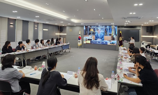전국여성위원회 간담회가 지난 7월 3일 건축사회관 3층 국제회의실에서 개최됐다.  (사진=대한건축사협회 여성위원회)