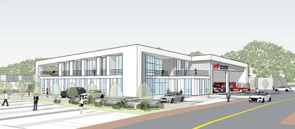 '쉼' 공간 활용에 주목해 설계된 옥천소방서 이원 119안전센터(자료=양현모 건축사)