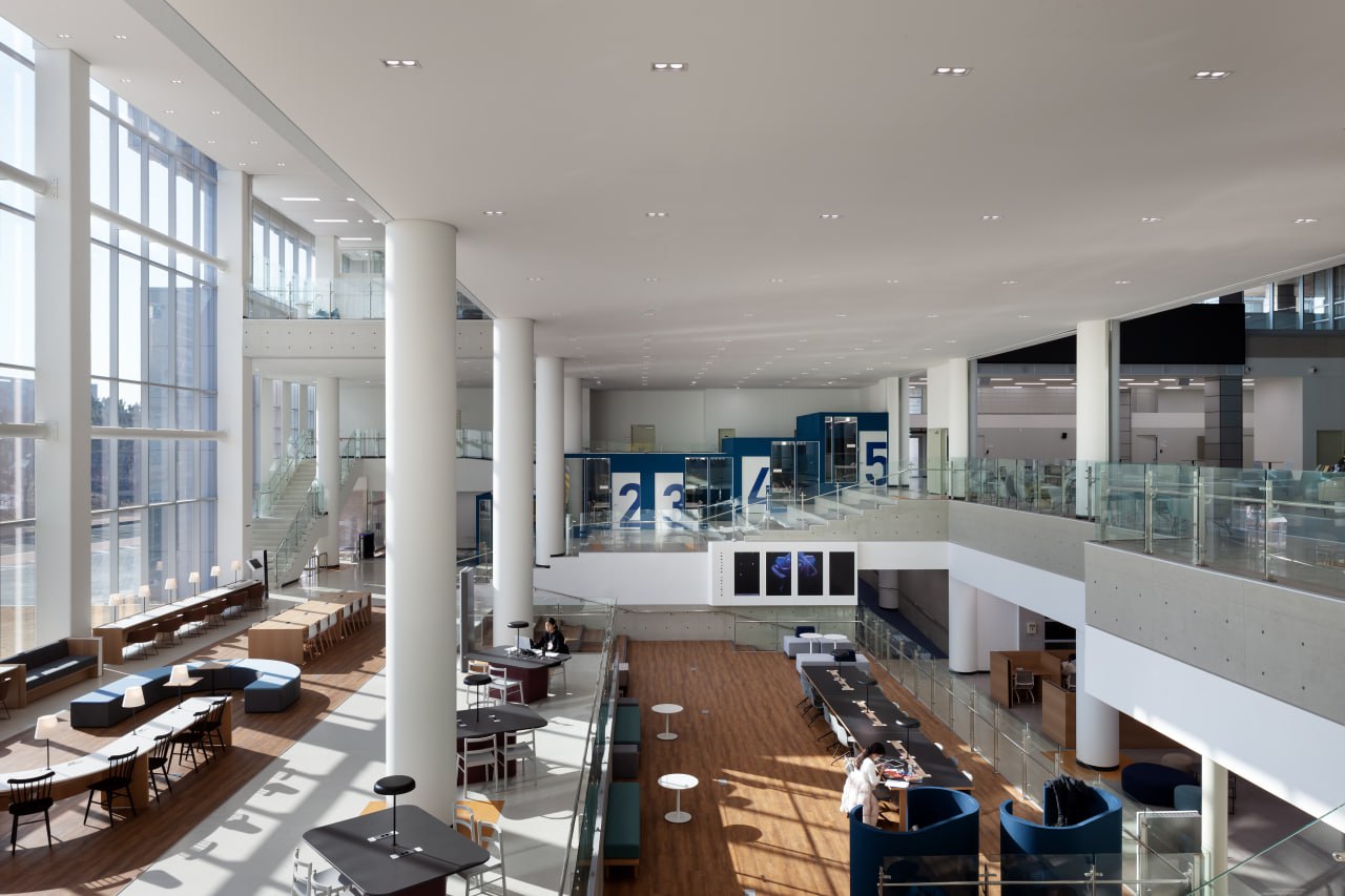 2023 인천시건축상 대상 수상작 ‘인천대학교 제2도서관’(설계=이민 건축사, 주.엄앤드이 종합건축사사무소, 사진=박영채)