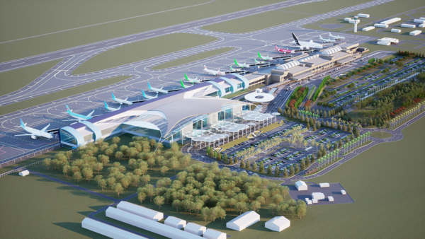 바탐 항나딤 국제공항 조감도(자료=주.종합건축사사무소 근정)