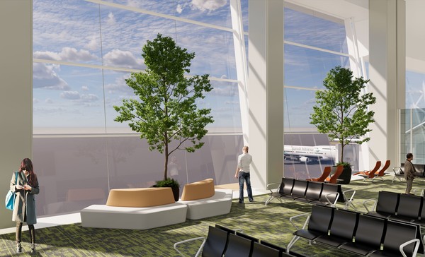 바탐 항나딤 국제공항 출국장 (자료=종합건축사사무소 근정)