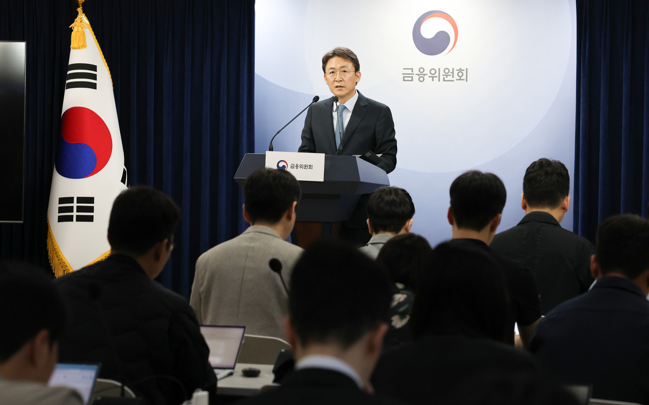 지난 5월 13일 권대영 금융위원회 사무처장이 서울 종로구 정부서울청사 브리핑실에서 ‘부동산 PF의 질서 있는 연착륙을 위한 정책 방향’을 발표하고 있다. (사진=뉴스1)