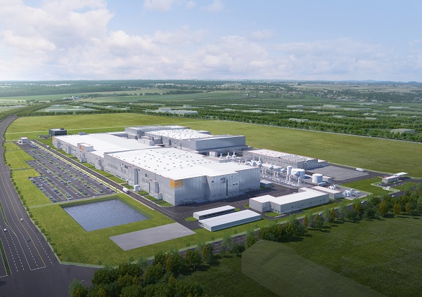 SK온 헝가리 이반차 배터리공장 조감도.	(자료=주.MAP건축 종합건축사사무소)
