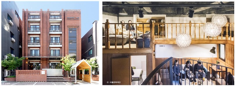 쉐어어스 신림(다중생활시설, 서울 신림동), (설계=현승헌 건축사, 주.선랩건축사사무소, 사진=문체부)