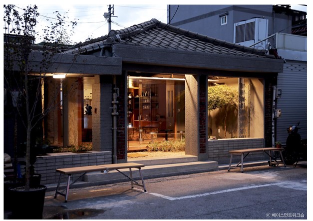 카페 트래버틴(일반음식점, 용산), (설계=김한중 건축사, 그라운드아키텍츠건축사사무소, 사진=문체부)