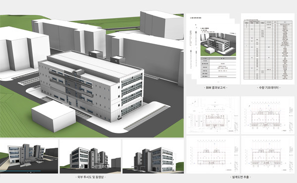 BIM을 활용한 조달청 프로젝트 (자료=홍승희 건축사)