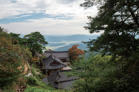 위에서 바라본 정취암 전경. (사진=김진섭 건축사)