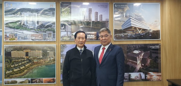 김재록 회장은 12월 19일 한국 종합건축사사무소를 방문해 업계 발전을 위한 논의를 가졌다. (사진=대한건축사협회)