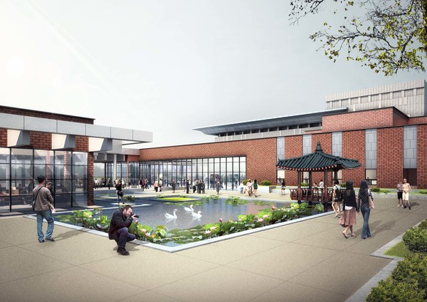 한국문화예술의집 투시도 (자료=주.에이치플러스 건축사사무소)