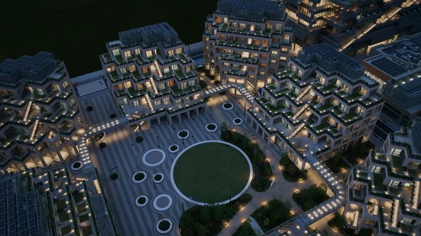 태양광 패널이 건물의 지붕을 덮고 있다. (사진=Toyota)