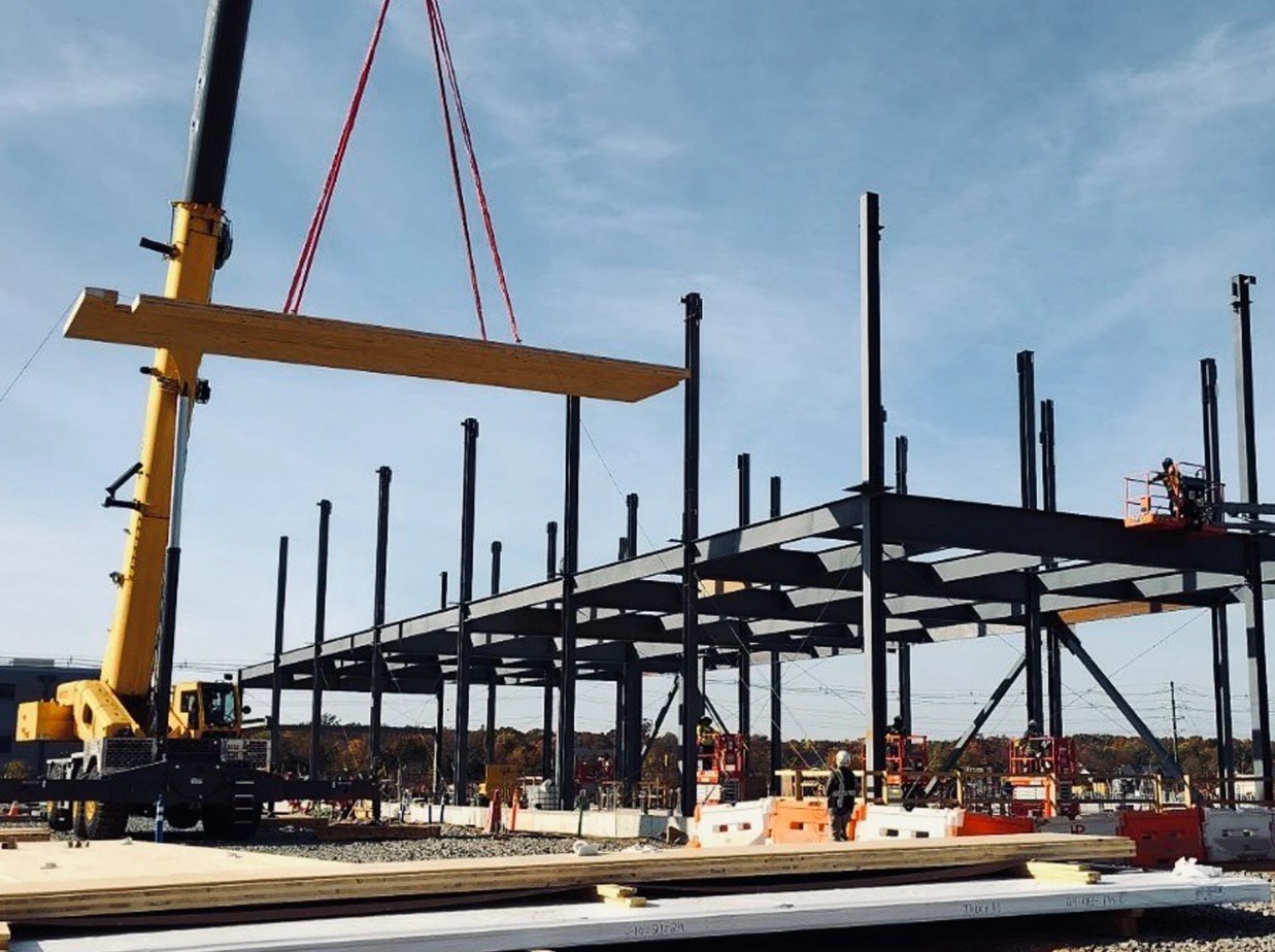 마이크로소프트가 버지니아주에 하이브리드 목재 데이터센터 두 곳을 건축하고 있다. (사진=마이크로소프트)