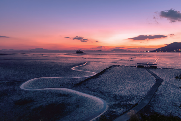 순천만 습지 일몰 (사진=김진섭 건축사)
