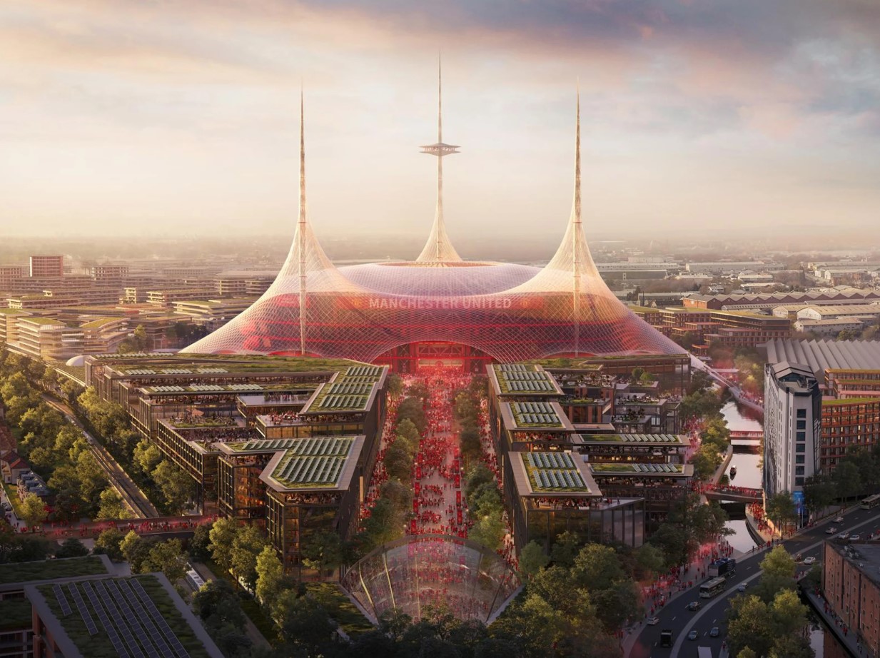 맨체스터 유나이티드 경기장(영국) (사진=dezeen, 제공=Foster + Partners)
