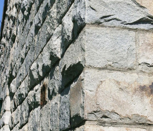 괴산중학교 구 본관 외벽 상세 (설계=미상, 사진=국가유산청)