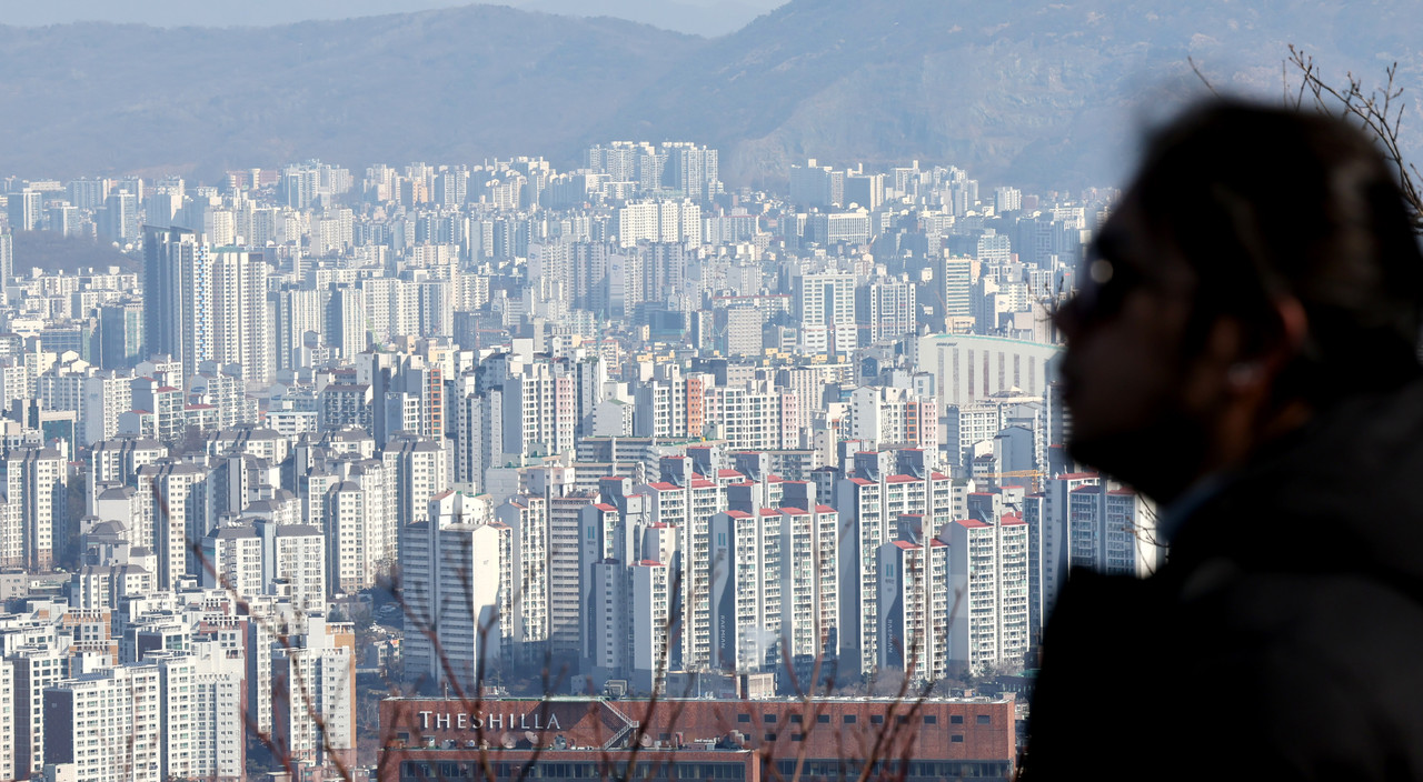 서울 도심 속 아파트 단지 전경(사진=뉴스1)