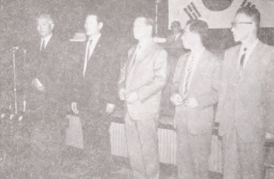 1965년 10월 23일 대한건축사협회 창립총회(자료=대한건축사협회)