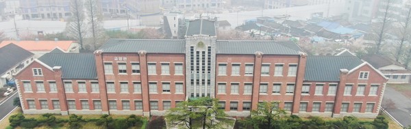 전라북도 익산 구 이리농림고등학교 본관(설계=미상, 사진=국가유산청)