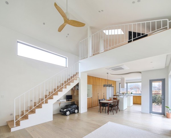 여름방학 1층 거실  (설계=이정욱 건축사·지점토 건축사사무소, 사진=변종석)​​​​​​​