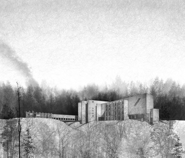 ​오르후스 건축학교(Aarhus School of Architecture) 졸업작품으로 제안된 이 계획안은 건축 드로잉을 위한 아카이브 건물. 코펜하겐 아카이브에 소장된 건축 드로잉이 디지털화(스캔)된 이후 폐기되는 현실을 비판적으로 바라보고, 과거 건축가들이 손으로 그린 드로잉의 가치를 재조명하고자 제안된 프로젝트다. (설계·사진=이두형 덴마크 건축사)