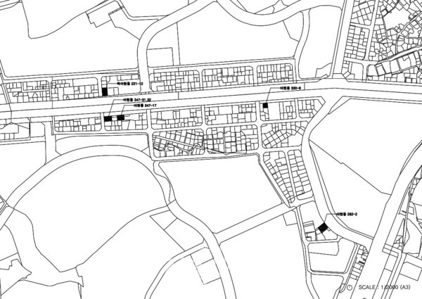 아현동 프로젝트 위치도 (자료= 주. 엘케이에스에이 건축사사무소)