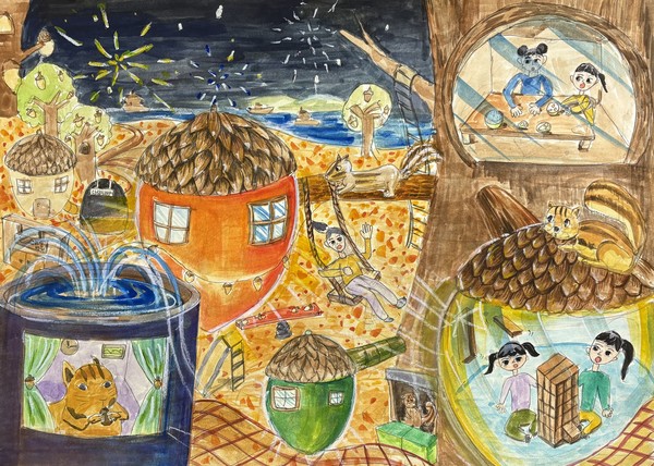 ‘2025 집 그리기 대회’ 고학년 대상작 (사진=경상남도건축사회)