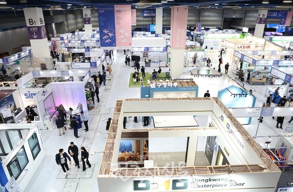 한국건축산업대전은 오는 7일까지 코엑스 B홀에서 계속된다. (사진=대한건축사협회 건축사신문)